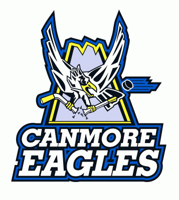 Canmore Eagles 1995-2003 Primary Logo iron on transfers for T-shirts
